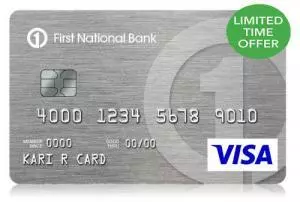 FNBO Cash Back Visa Card